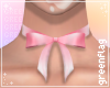 â¡ bow choker | pink