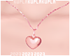 $K Heart Necklace