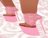 Pink Lace Heels