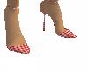 red &whi poka dots heels