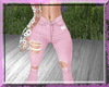 Pink Fade Ripped Jeans