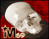 M69 Rosa Skull Headdress