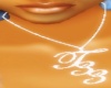 monogram T33 necklace
