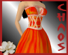 {C}Orange Ballet Dress