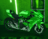 Green Kawasaki Ninja
