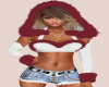 White Xmas Halter w Fur