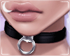 !P Black Collar Choker