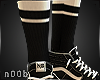 nb. White Stripe Socks