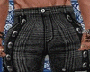 Plaid Denim Jeans