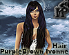 Purple Brown Hair Ivonne