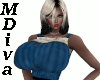 (MDiva)Blue Check Dress