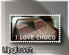 L ~I love choco stamp~