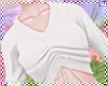 w. White Crop Sweater