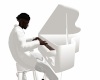 White Personal Piano