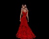 soft red gown
