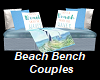 Beach Bench Couple