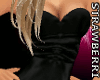 !! Silk Mini Dress Black
