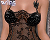 w. lace dress black