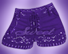 Dark Lilac Laced Shorts