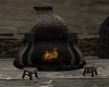 rustic inn fireplace