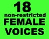 %) 18 basic female chat