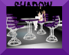 Club Table Set Purple