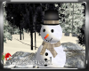 Snow Cabin Snowman