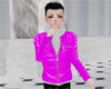 [JD] Pink Leather Jacket
