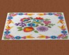 tapis fleuri