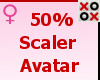 50% Scaler Avatar - F