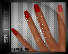 Sr`(2tone;Nails-Red)