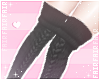 🌸 cozy socks black