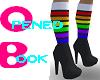 Rainbow Stripe Boots