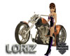 LoriZ Motorcycle Sticker