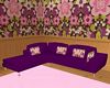 purple corner couch