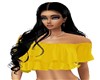 FRILLY YELLOW TOP