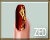 Z Red Gold Nails!