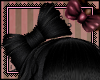 Hair Bow - Kuro right