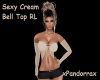 Sexy Cream Bell Top RL