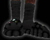 Black Slides B/Socks (F)