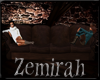 ~ZM~ Cozy Leather Couch