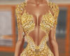 Gold Pageant Gown