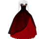 red long dress