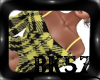 *BK*Plaid yellow&black