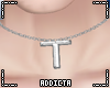 *A* T Letter Necklace