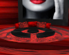Red Black couch
