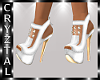 Ziona Heels White