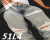 51L4  Baggy Jeans Ripped