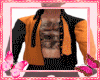 Black An Orange Shirt