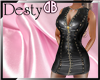 Desty Leather Minidress